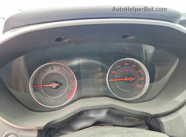 4S3GTAK66H1728134 2017 SUBARU IMPREZA White Widok zestawu wskaźników