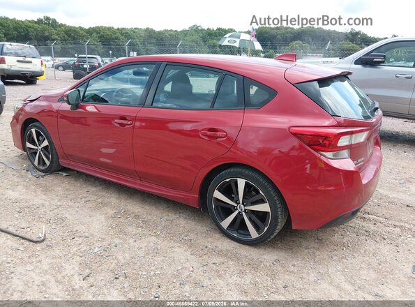 4S3GTAK67H3731533 2017 SUBARU IMPREZA Burgundy უკანა მარცხენა