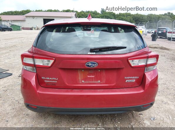 4S3GTAK67H3731533 2017 SUBARU IMPREZA Burgundy 