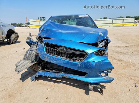 4S3GTAK67H3743780 2017 SUBARU IMPREZA Blue Вид спереду