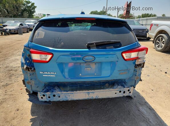 4S3GTAK67H3743780 2017 SUBARU IMPREZA Blue Вид ззаду