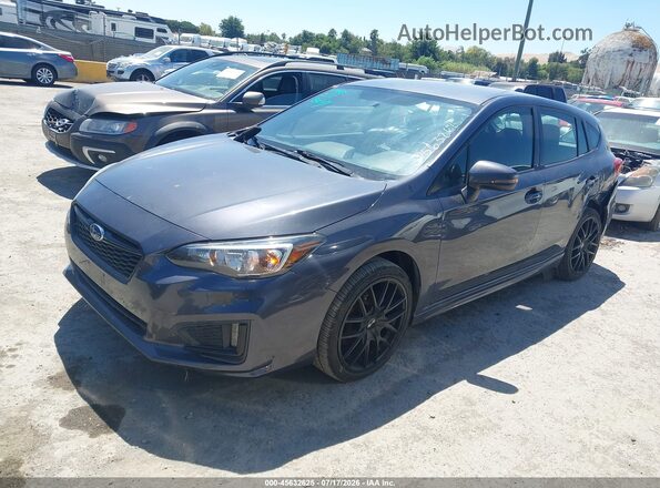 4S3GTAK69H3713812 2017 SUBARU IMPREZA Gray Przód lewy