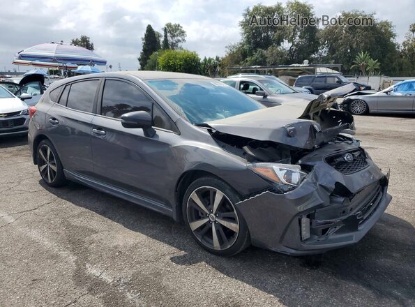 4S3GTAK69J3732804 2018 SUBARU IMPREZA Gray Առջևի աջ