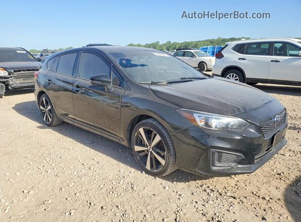 4S3GTAL60H3717794 2017 SUBARU IMPREZA Black Delantero derecho