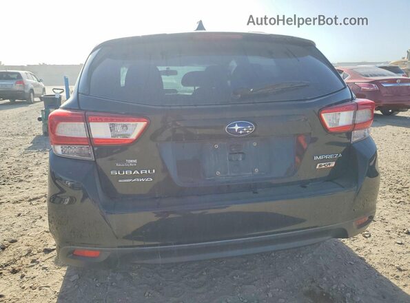 4S3GTAL60H3717794 2017 SUBARU IMPREZA Black Vista trasera