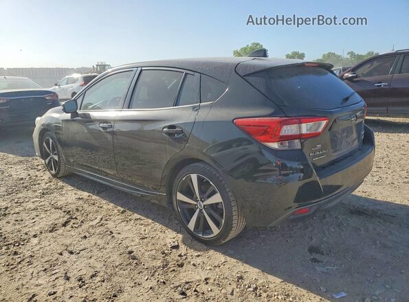 4S3GTAL60H3717794 2017 SUBARU IMPREZA Black Trasero izquierdo