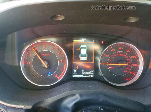 4S3GTAL60H3717794 2017 SUBARU IMPREZA Black Vista del cuadro de instrumentos