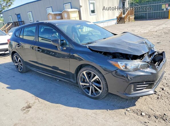 4S3GTAL63P3718016 2023 SUBARU IMPREZA Black Przód prawy