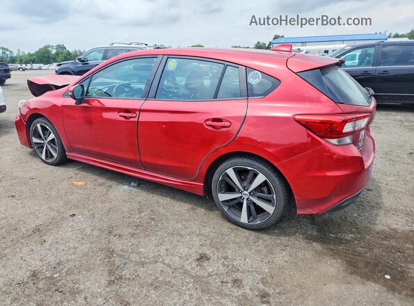 4S3GTAL66J1716697 2018 SUBARU IMPREZA Red Tył lewy