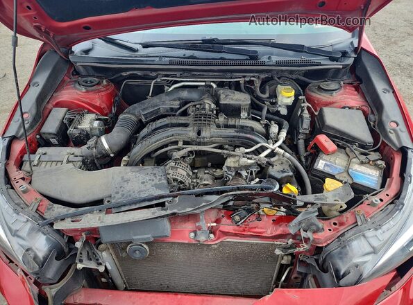 4S3GTAL66J1716697 2018 SUBARU IMPREZA Red Widok wnętrza z tyłu