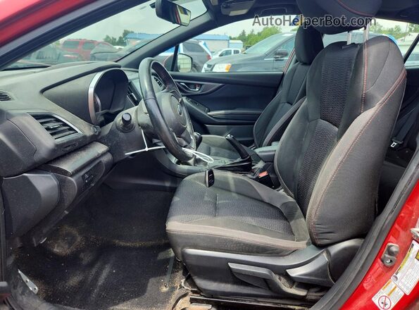 4S3GTAL66J1716697 2018 SUBARU IMPREZA Red Widok wnętrza z przodu