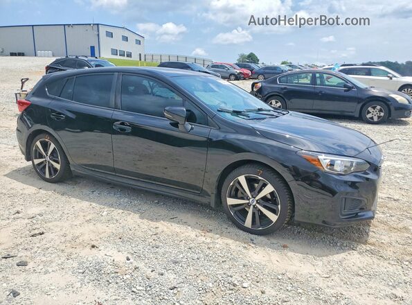 4S3GTAL67H3750372 2017 SUBARU IMPREZA Черный Передняя правая четверть