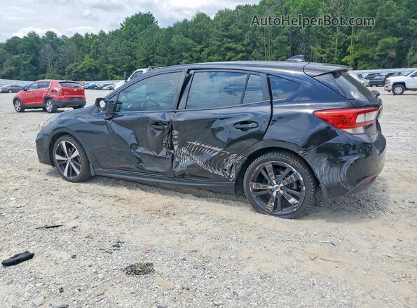 4S3GTAL67H3750372 2017 SUBARU IMPREZA Черный Задняя левая четверть