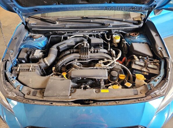 4S3GTAL68J3717192 2018 SUBARU IMPREZA Blue Engine compartment view