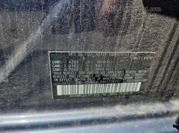 4S3GTAL69H1715747 2017 SUBARU IMPREZA Gray Widok komory silnika