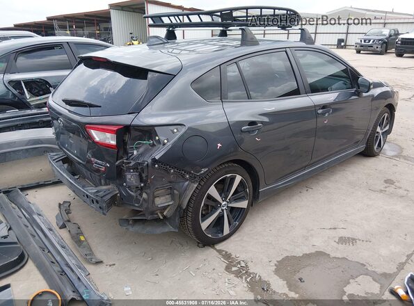 4S3GTAL6XJ3713287 2018 SUBARU IMPREZA Gray უკანა მარჯვენა