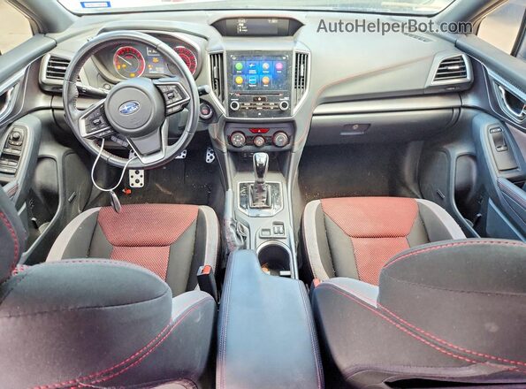 4S3GTAM60M3703676 2021 SUBARU IMPREZA White Dashboard view