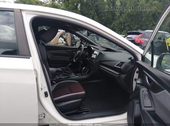 4S3GTAM61N3729026 2022 SUBARU IMPREZA White Vista interior delantera