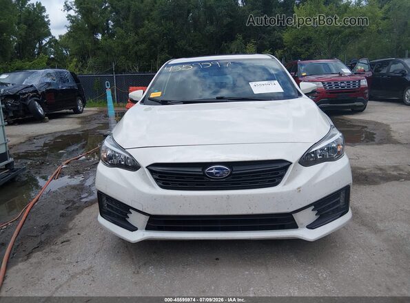 4S3GTAM61N3729026 2022 SUBARU IMPREZA White Vista del cuadro de instrumentos
