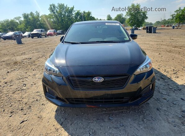 4S3GTAM62J3702279 2018 SUBARU IMPREZA Black Front view