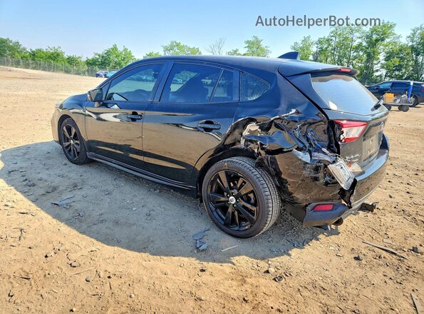 4S3GTAM62J3702279 2018 SUBARU IMPREZA Black Rear left