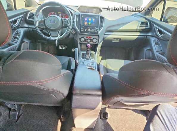 4S3GTAM62J3702279 2018 SUBARU IMPREZA Black Dashboard view