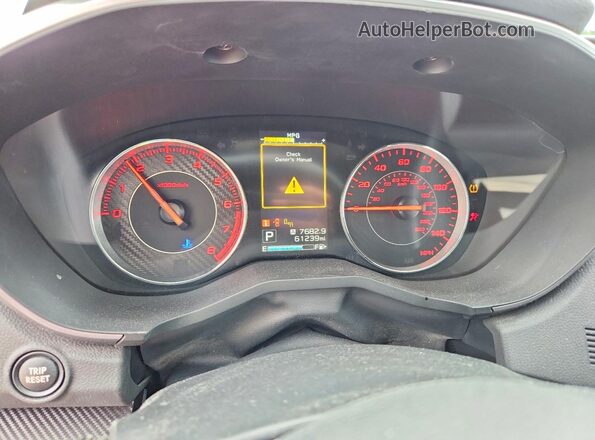 4S3GTAM63H3715830 2017 SUBARU IMPREZA Silver Widok zestawu wskaźników