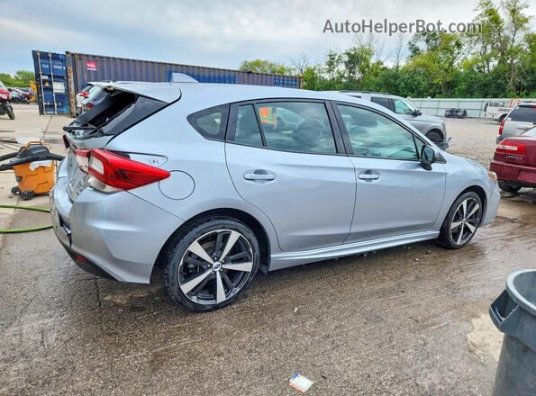 4S3GTAM63H3715830 2017 SUBARU IMPREZA Silver Tył prawy
