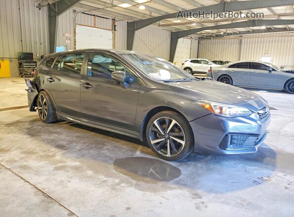 4S3GTAM63N3726628 2022 SUBARU IMPREZA Gray Front right