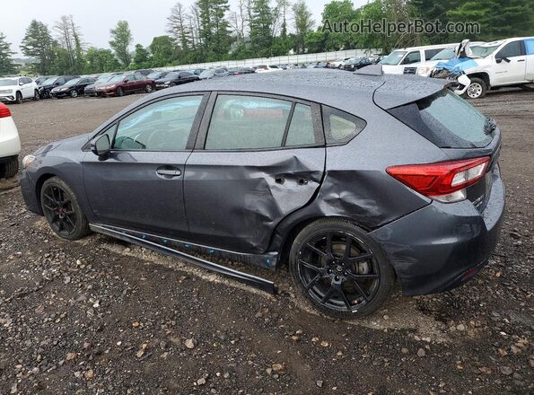 4S3GTAM64K3737181 2019 SUBARU IMPREZA Charcoal Հետևի ձախ