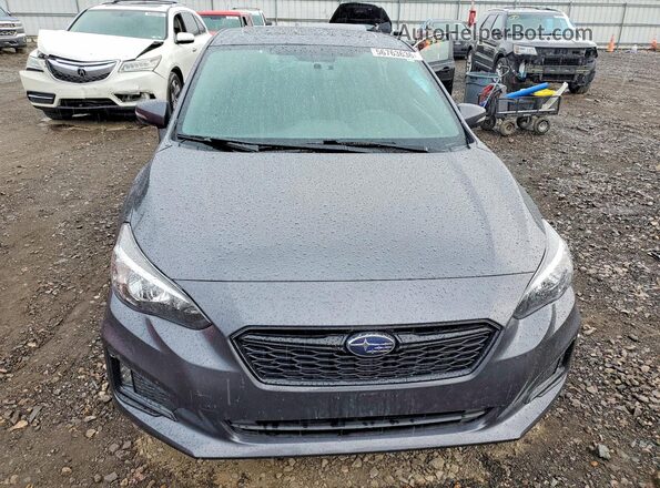 4S3GTAM64K3737181 2019 SUBARU IMPREZA Charcoal Դիմացի տեսք