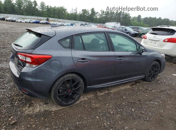 4S3GTAM64K3737181 2019 SUBARU IMPREZA Charcoal Հետևի աջ