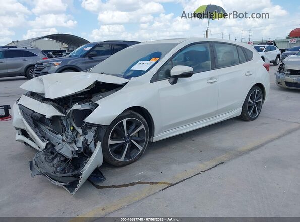 4S3GTAM64N3721695 2022 SUBARU IMPREZA Белый Передняя левая четверть