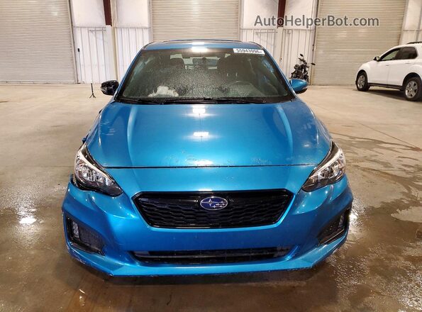 4S3GTAM65H3712489 2017 SUBARU IMPREZA Blue Widok z przodu
