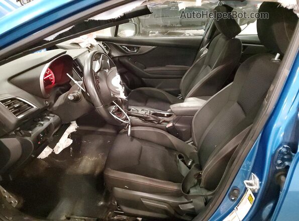 4S3GTAM65H3712489 2017 SUBARU IMPREZA Blue Widok wnętrza z przodu