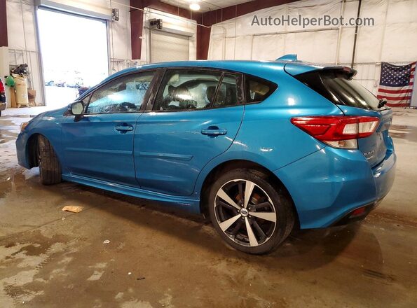 4S3GTAM65H3712489 2017 SUBARU IMPREZA Blue Tył lewy