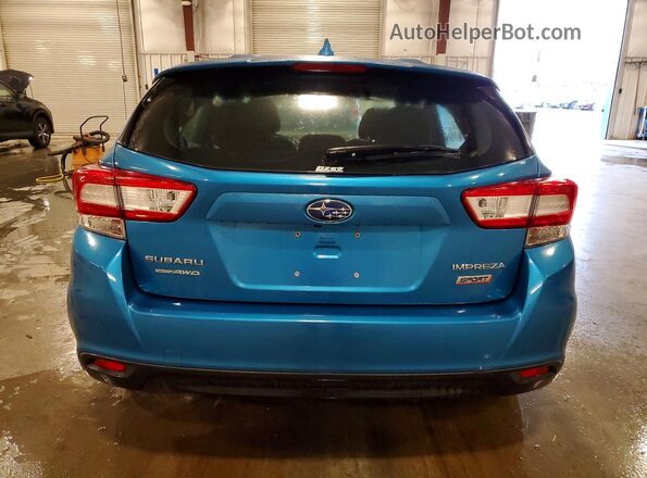 4S3GTAM65H3712489 2017 SUBARU IMPREZA Blue Widok z tyłu