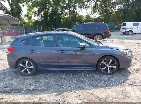 4S3GTAM65H3725839 2017 SUBARU IMPREZA Gray Սալոնի հետևի տեսք