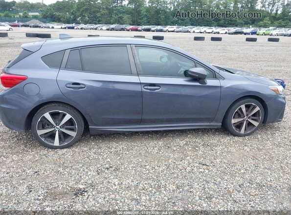 4S3GTAM66H3744481 2017 SUBARU IMPREZA Gray უკანა სალონის ხედი