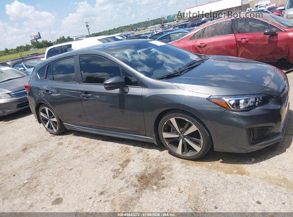 4S3GTAM66K3707759 2019 SUBARU IMPREZA Gray Սալոնի հետևի տեսք