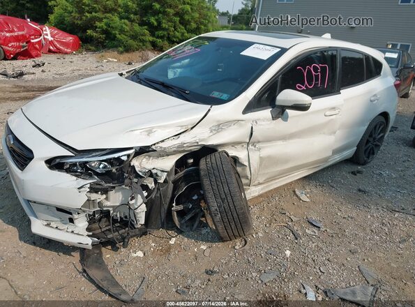 4S3GTAM66L3715779 2020 SUBARU IMPREZA Белый Передняя левая четверть
