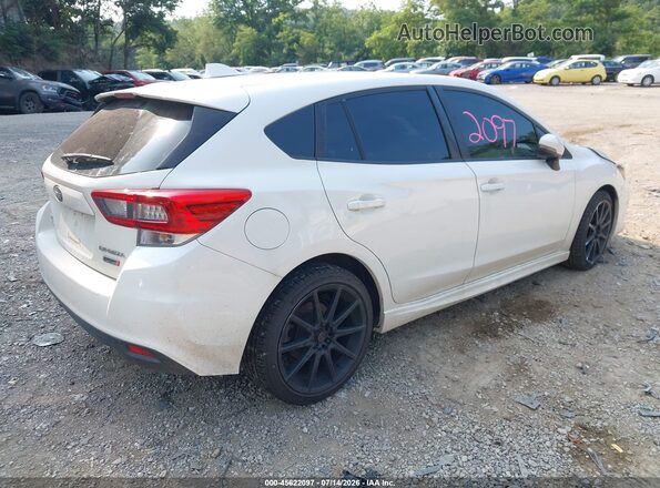 4S3GTAM66L3715779 2020 SUBARU IMPREZA Белый Задняя правая четверть