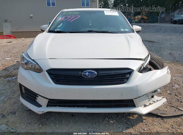 4S3GTAM66L3715779 2020 SUBARU IMPREZA Белый Вид щитка приборов