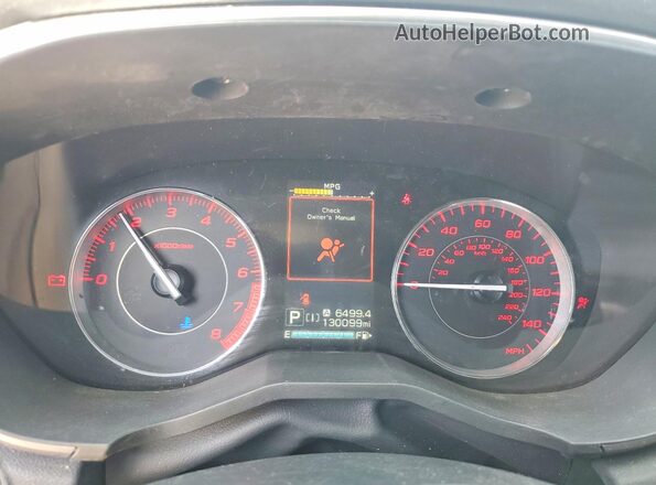 4S3GTAM66M3701561 2021 SUBARU IMPREZA Gray Widok zestawu wskaźników