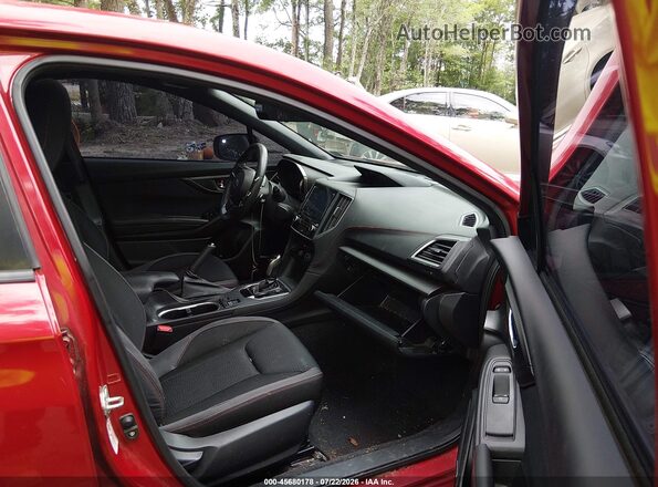 4S3GTAM67H3746210 2017 SUBARU IMPREZA Red წინა სალონის ხედი