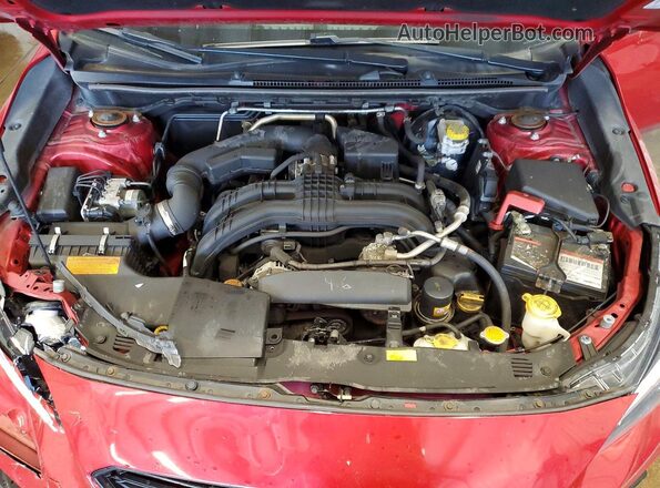 4S3GTAM67J3713410 2018 SUBARU IMPREZA Red Vista del compartimento del motor
