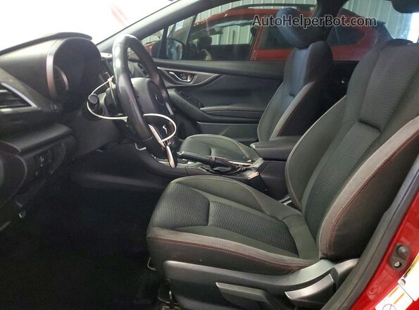4S3GTAM67J3713410 2018 SUBARU IMPREZA Red Vista interior delantera