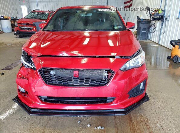 4S3GTAM67J3713410 2018 SUBARU IMPREZA Red Vista frontal