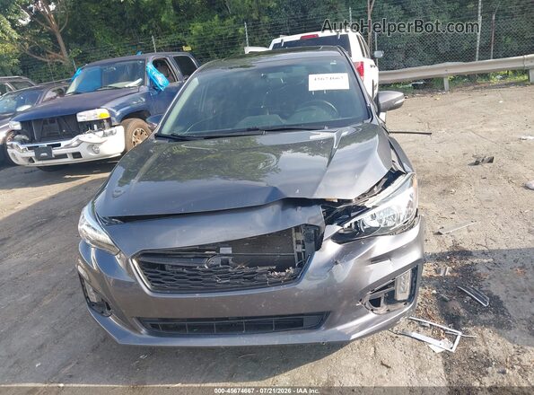 4S3GTAM67K3720939 2019 SUBARU IMPREZA Gray Вид щитка приладів