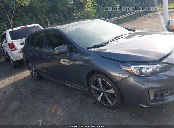 4S3GTAM67K3720939 2019 SUBARU IMPREZA Gray Вид задньої частини салону